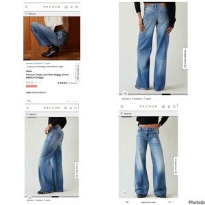 PacSun Casey Low Rise baggy Jeans Medium Indigo